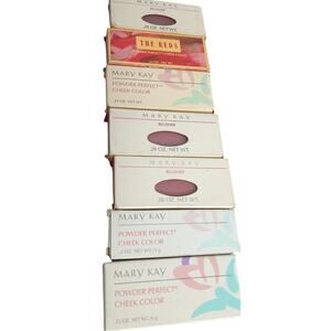 Vintage Mary Kay Power Perfect Cheek Color And Blusher Assortment OF 7 READ